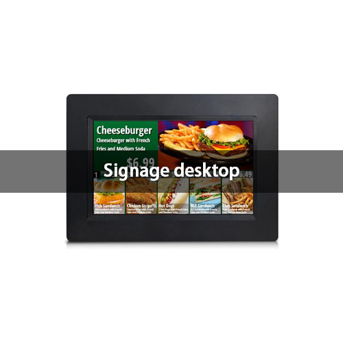 Aktueller Firmenfall über Sonnenlicht Lesbar 10,1 Zoll LCD-Display für Schilder-Desktop