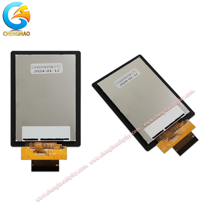 6 O'Clock Viewing Direction TFT LCD Touch Display 3.5 Inch 50 Pins