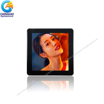 All Black Effect Square TFT Display 3,95 Zoll 480x480 TFT LCD Kapazitiver Touchscreen