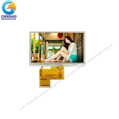 480x272 Resistive Touchscreen Display Modul 4,3 Zoll mit RGB-Schnittstelle