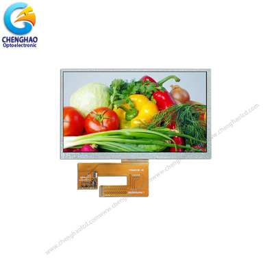Anti-Glare 7-Zoll-LCD-Bildschirm Vollsichtwinkel Farbe RGB TFT-Panel mit LVDS