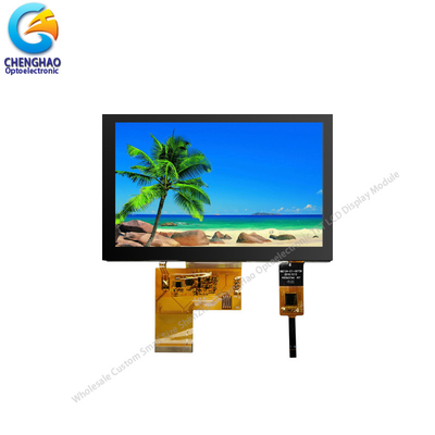 5.0 Zoll Farbbildschirm 800x480 40pins TFT LCD Kapazitäts-Touchscreen