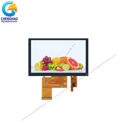 Betrachtungs-Winkel 800*480 kapazitiver TFT LCD des Anzeigen-5,0 freier Zoll-40pin