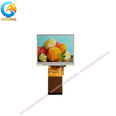 Individuell angepasster Resistiver Touchscreen-Monitor mit 3,5-Zoll-Digital-24-Bit-RGB-Schnittstelle