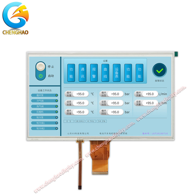 10.1 Zoll 50 Pins Fpc LCD-Display-Modul 1000 Cd/M2 Helligkeit