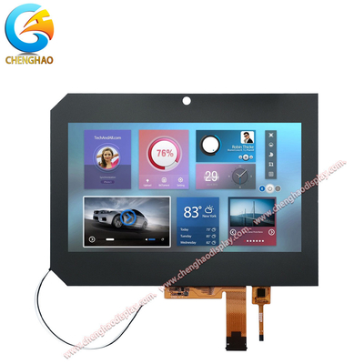 8-Zoll-Full-Colour-Lcd-Display-Modul mit benutzerdefinierter Touch-Glas-Abdeckung