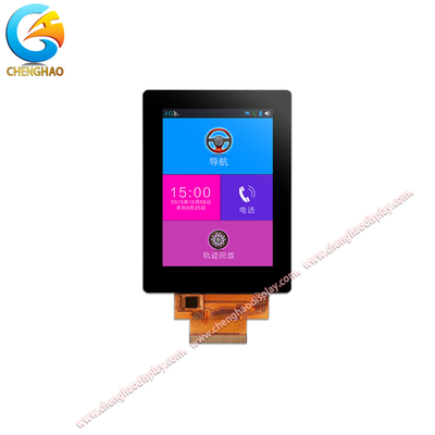 6 Uhr Sichtrichtung TFT LCD Touch Display 3,5 Zoll 50 Pins