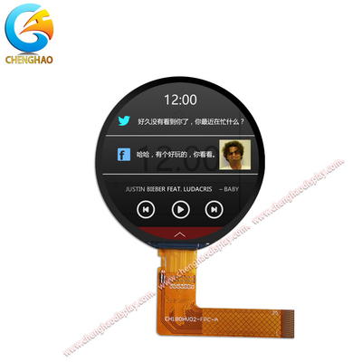 1.8 Zoll rundes TFT-LCD mit 360x360 Auflösung 85/85/85/85 freier Blickwinkel