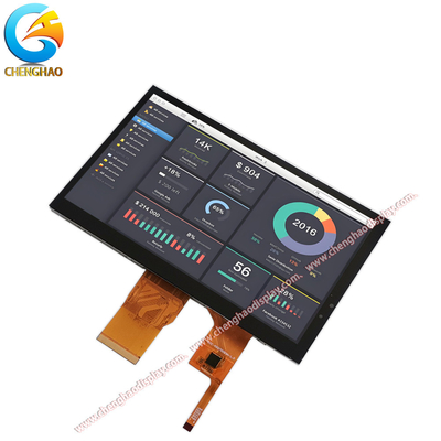 7-Zoll-LCD-Modul mit 1024x600 Auflösung mit Touch-Panel-Unterstützung und RGB-Display-Schnittstelle