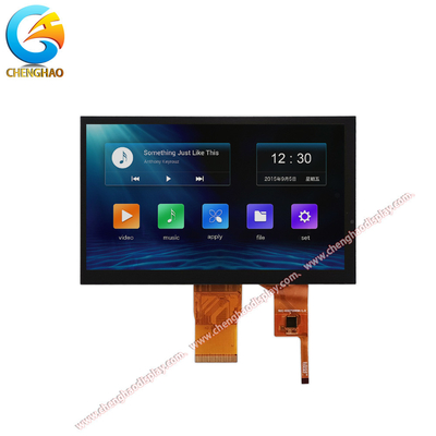 7-Zoll-LCD-Kapazität-Touch-Bildschirm Auflösung 1024x600 Anzeige für FPC-Pin Nummer 50pins