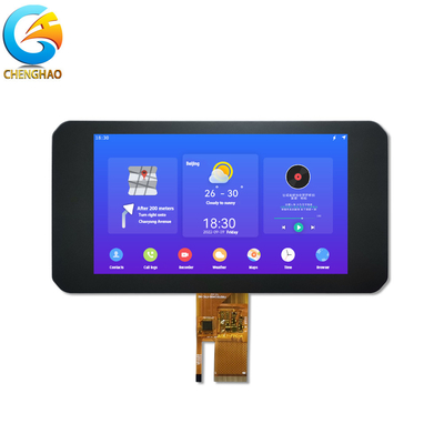 7 Zoll benutzerdefiniertes IPS-Tft-Modul 1024x600 Auflösung mit kapazitivem Touch-Panel