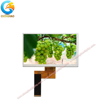 800x480 Punkte WVGA TFT-Bildschirm 7 Zoll medizinisches Display mit 40pins RGB-Schnittstelle