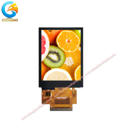 Kompaktes 2,8 Zoll-kapazitatives Touchscreen Normalerweise schwarzes TFT-LCD-Display für vielseitige Anwendungen