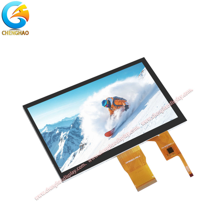 Hohe Helligkeit Industrieller Touchscreen 7 Zoll 1024x600 Farb-TFT-Bildschirm