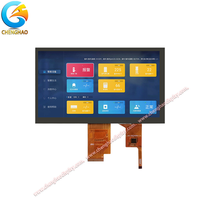 7-Zoll kapazitives Touch-LCD-Display 1024*600 für -20 ~ +70℃ Weit-Temperatur