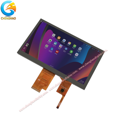 1024x600 Flüssigkristall-Display-Panel 300 cd/m² Helligkeit 7 Zoll mit kapazitivem Touch