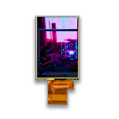 SPI 3,5 Zoll RTP 280cd/m2 Resistives LCD-Display 16 18 Bits