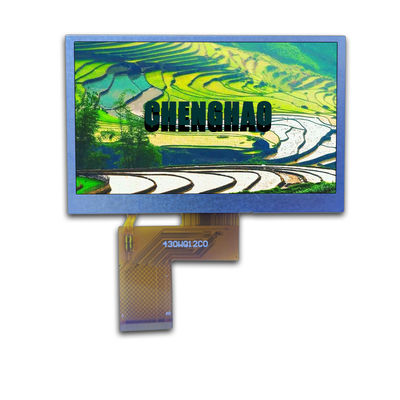 4.3in 800x272 Kleiner LCD-Touchscreen IPS Übertragbar Schwarz RGB