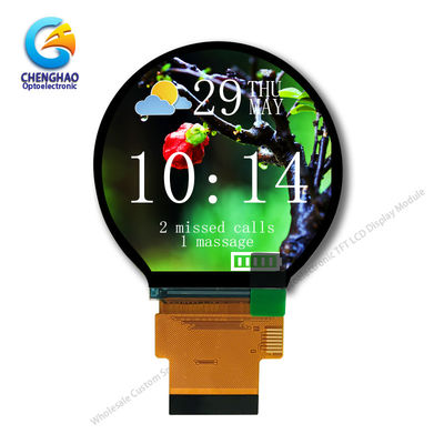 CH210WV01A 2,1-Zoll-Rund-TFT-LCD-Bildschirm 480x480 Sonnenlichtlesbares LCD-Panel