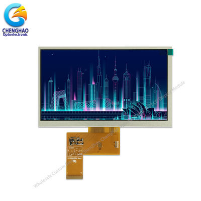 7.0 Zoll Kleines TFT-LCD-Display 800*480 Auflösung Weißes LED-Hintergrundlicht