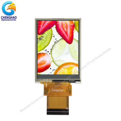 TN Transmissive TFT LCD Touchscreen 2.4in 240x320 300cd/m2 Spi ST7789V