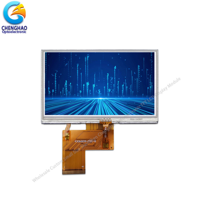 230cd/m2 TFT LCD-Display Modul 480x272 Punkte 4,3in FPC Halogenfrei