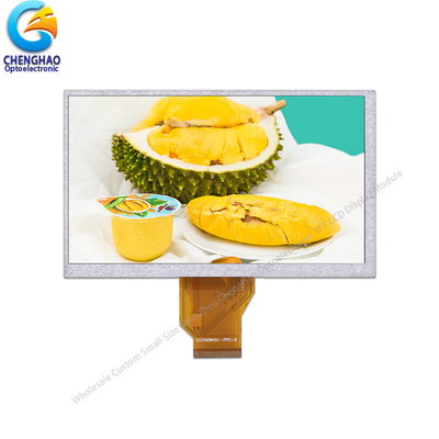 24bit RGB TFT LCD Farbmonitor 7' 800X480 Auflösung LCD Bildschirmmontage